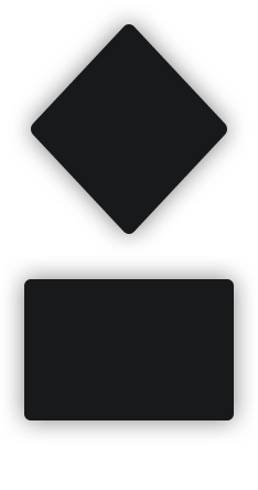 Diamond and tile shadow